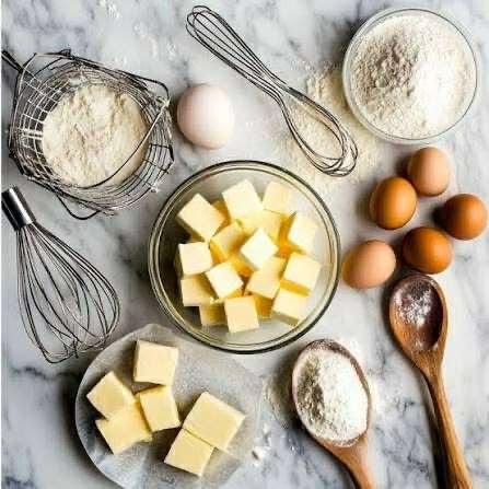 Hinh anh bo dung cu lam banh co ban giup thuc hien cac loai banh ngot de lam tai nha mot cach don gian va tien loi